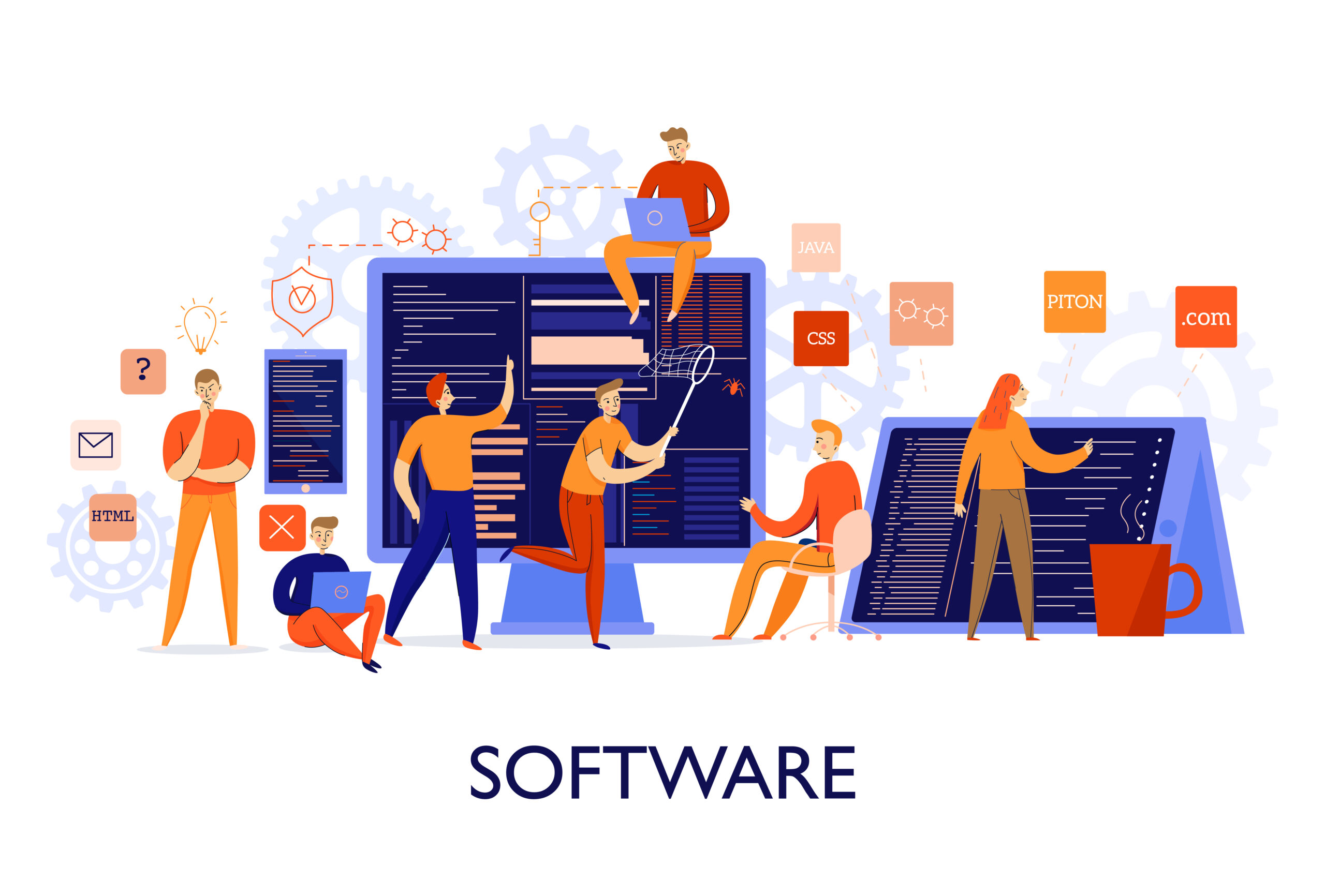 Professional programmers configuring software colorful flat vector illustration SSUCv3H4sIAAAAAAACA01Ry2rDQAz8lUVnt2npzbcSQmmhYNreQg/KWnaWyCuzD6ch+N+rzYvcpNFIMzt7hA1GZ6E+gmPOMQVMTjzUzxVQ65IEhwz101xBTJhypKhc7Swm6nV66q9H1seCQw0/ZLdeWPoD6GLeKLSUYcyJQoS5utLe7yTjYslufHgN6bby6aIlZvQkWdd+K8CevD0UB2ohEBOeDK11tNvr8eHibnItybnE3LpSwiQWWecvxb3KylDQPuC4dTa4iULpW4pWC2iCdBSjGkM2YxDlDYO6N1Z85/ocnO9NlC7tMZCCLKHLbDrGZCayGpy5D/TRrDRN3DCZVfNt0Lfmi3xLyvLmo3kznYQBy9PTX0kGqktE51txobKWxpSRF+kWrqLXUCuQnf7aPM//qPulzdMBAAA=